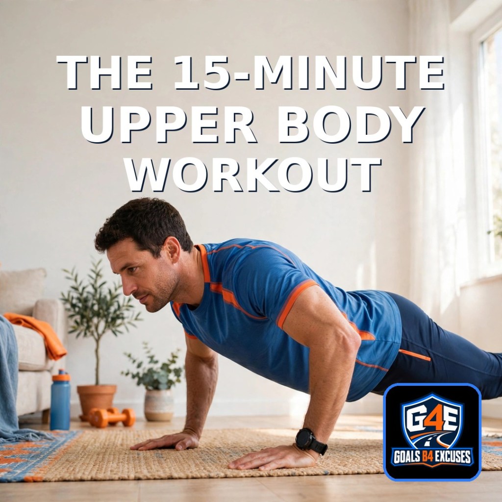 15-minute upper body workout graphic